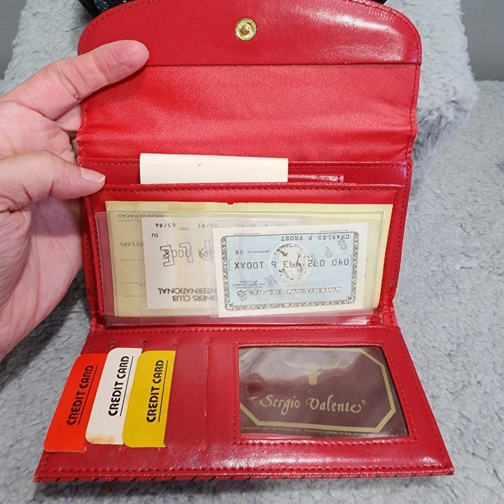 Wallets‎ Womens Vintage Deadstock Coin Purse Makeup Bag Lot of 4 80's